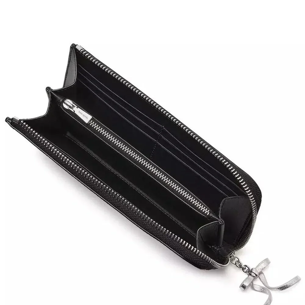 Kate Spade Whiskers Saffiano Leather Large Continental Zip Around Wallet